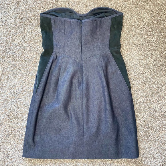 Rag & Bone strapless a line denim dress size 6 - Picture 5 of 10